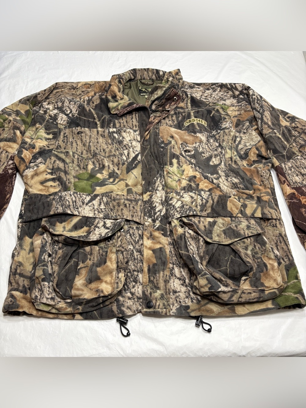 Field & Stream Camo Camouflage HydroProof Ultra Waterproof Jacket Men’s Large